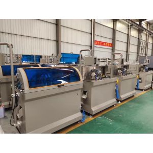 Aluminium Corner Connector Profile Cutting Machine With Feeding And Cutting
