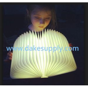 Portable Rechargeable Folding LED Reading Lamp Book Shaped Lamp