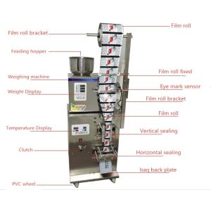 Small Sachet Salt Coffee Powder Filling Packing Machine Automatic