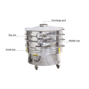Industrial Powder And Granules Vibro Sieve Machine With CE Vibrating Sifting