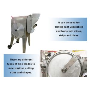 220V Vegetable Dicing Shredding Stripping Equipment / Root Vegetable Potato