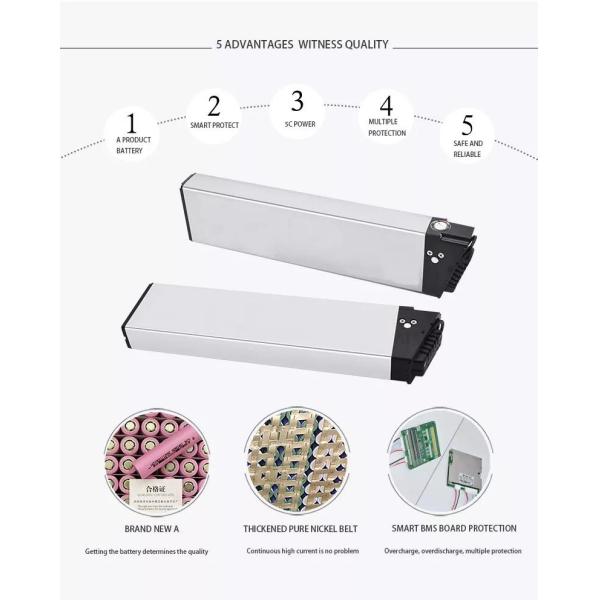 Customized Electric Bike Lithium Battery 36V 48V Multiple Protection 18650 battery cell LiFePO4 NCM OEM