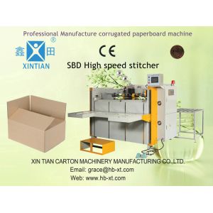 Cheap High Speed Automatic Carton Packing Machine , Semi-Auto Stitching Machine for sale