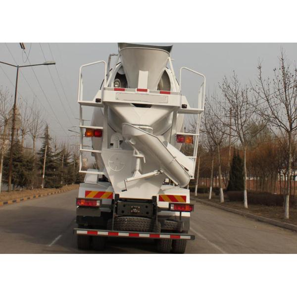 6x4 8M3 Concrete Mixer Tank Truck Sinotruk Howo7 White Color Hw76 Cabin
