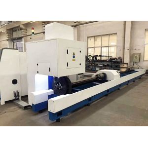 1000W Tube CNC Pipe Cutting Machine With Raycus IPG Fiber Laser Power Water
