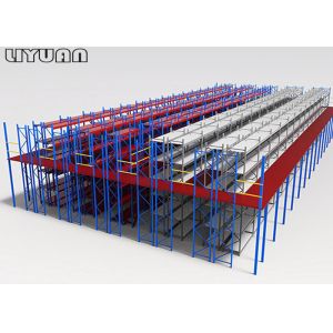 Robot Welding Very Narrow Aisle Pallet Racking , Warehouse Rack System