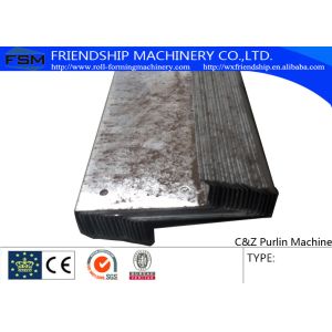 80mm-350mm C Z Purlin Roll Forming Machinery With Automatic Punching Holes