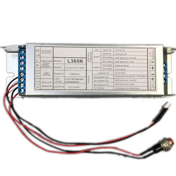China 110-220V Self Test Emergency Conversion Kit With 3-4 Watt Output Wattage , CE Approved on sale China 110-220V Self Test Emergency Conversion Kit With 3-4 Watt Output Wattage , CE Approved on sale