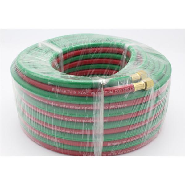 EPDM Synthetic Rubber Twin Welding Hose 20 Bar 1/4''X 100ft