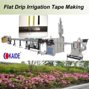 China Flat Drip Irrigation Pipe Making Machine 180m/min on sale