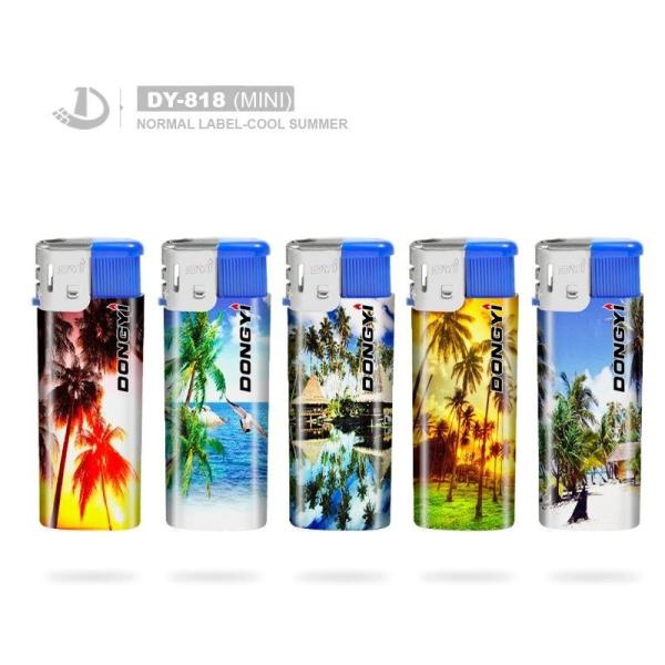 Quality Refillable Electronic Lighters DY-818 MINI Customized Request wholesale