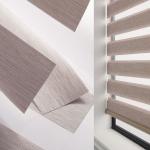 Wholesale Custom Design 100% Polyester Horizontal Manual Zebra Blind Fabrics For