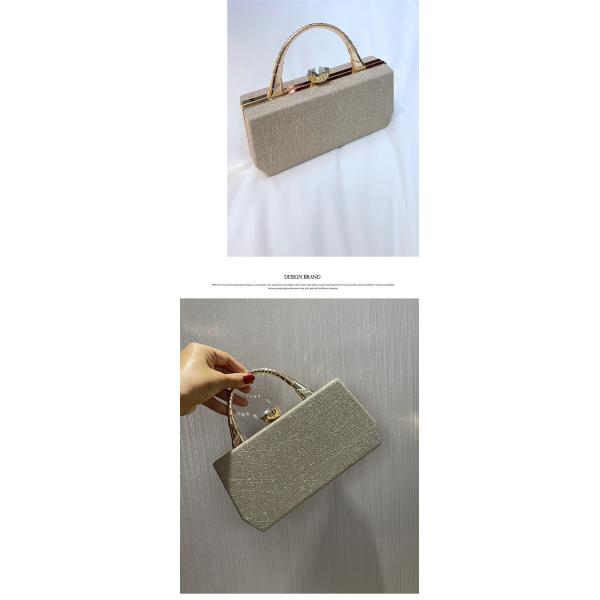 Vintage Style Hasp Women Handbag adorned with Designer Highlight Sequins Leather Trend