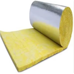 Non Hygroscopic Glasswool Blanket Insulation Faced Glass Wool With Aluminium
