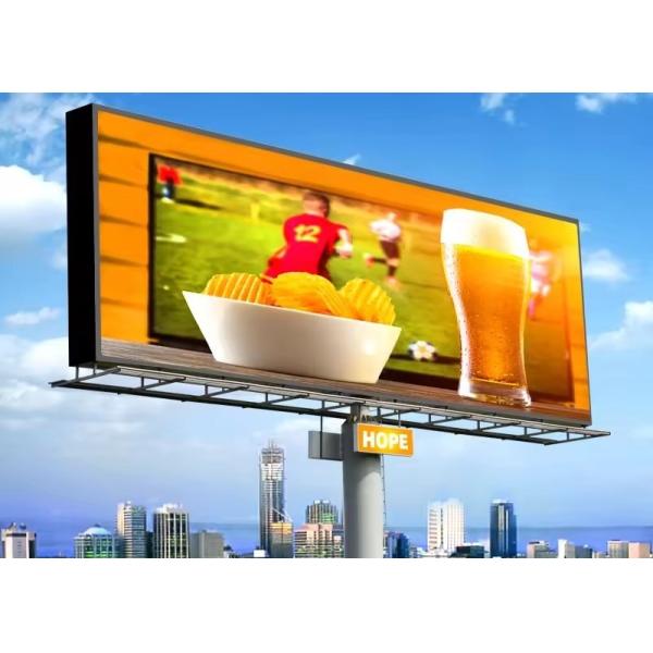 Quality Novastar Control System LED Billboards with 120° / 60° View Angle and 860w/m2 Average Power Consumption in Need of Advertising wholesale