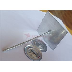 Galvanized Steel Self Adhesive Insulation Pins To Secure Rockwool Insulation