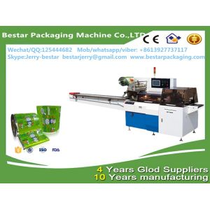 Custom made automatic laminated ice cream packaging with bestar pillow packaging