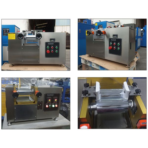 2 Inch Desktop Lab Rubber Open Two Roll Mixing Mill