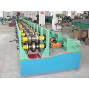 Guard Rail Roll Forming Machine 22kW CNC Control Roll Forming Machinery