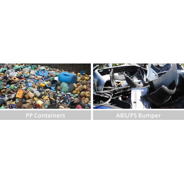 Large Sized Plastic Shredding Recycling Line Automated Powerful