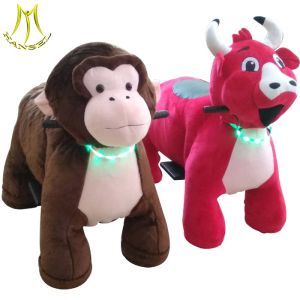 Hansel battery operated plush dog electric scooter ride on toy for kids