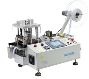 Cheap Automatic Tape Cutting Machine Hot and Cold Knife with Punching Hole and Collecti FX-150LR for sale