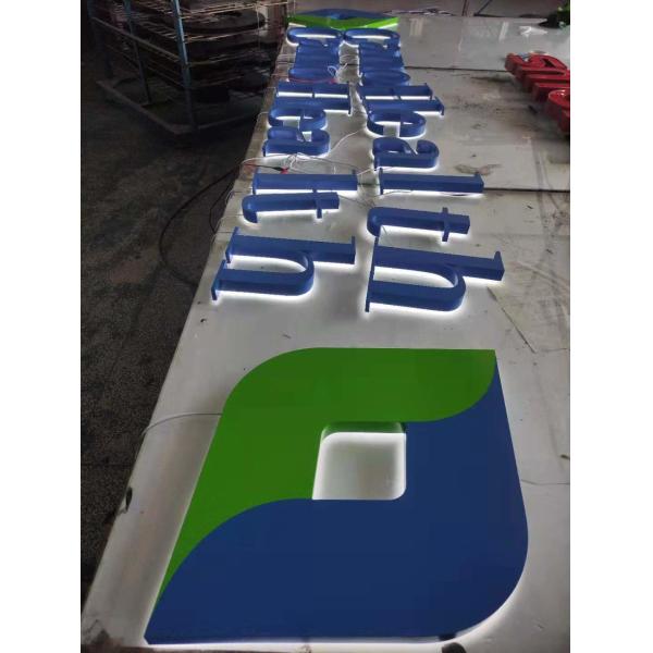 Quality Aurora LED Backlit Channel Letter Signs 4000K-12000K 46mm Depth wholesale