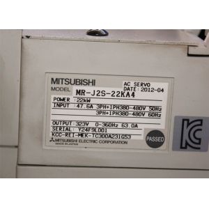 Mitsubishi Robotics Motor Driver MR-J2S-22KA4 22kW 63A AC SERVO AMPLIFIER MR-J2S