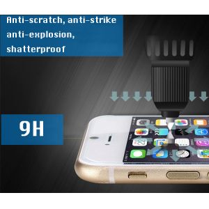 iPhone 6/6 plus tempered glass screen protector 0.33 mm 9H hardness high