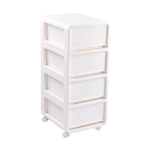 Individual 6 Drawer Plastic Storage Container 66cm 6 Tier Plastic Storage
