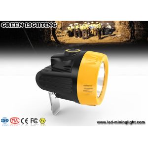 7000 Lux IP67 Led Coal Mining Lights 3.7v 18650 Li - Ion Rechargeable Battery