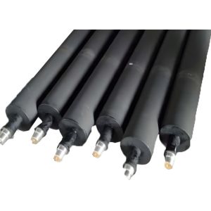 Low Noise Sealed Disc Belt Conveyor Roller Alloy Material Patterned Rubber