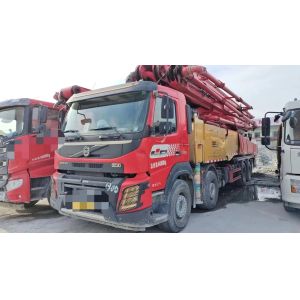 2020 Sy 56m Used Concrete Pump Truck with Volvo Chassis and 2.6mm Vibrating