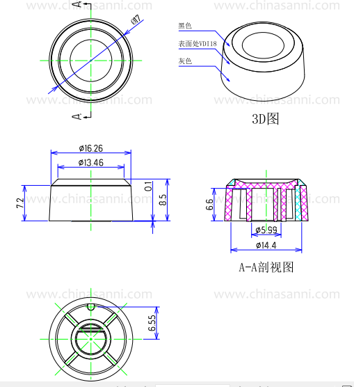 Custom Metal Plastic Audio Switch Guitar Volume Control FB Type Shaft Potentiometer Knobs