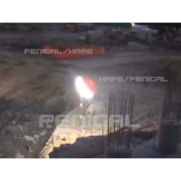 Construction Site Led 1kw-2kw Inflatable Lighting Balloon On Trolley Cart /