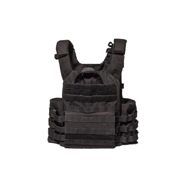 NIJ IIIA Black Tactical Military Ballistic Vest Level 4 Plate Carrier