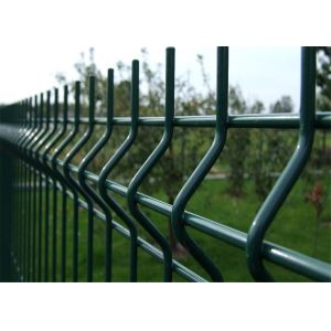 China Wire Mesh Fence Panels Coated Blue and Dark Green With Powder Coated 2230mm x 2500mm on sale