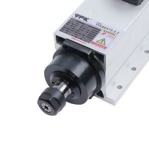 Speed Air-Cooled Spindle Kit YFK80*73-2.2 2.2KW ER20 for CNC Milling Machine