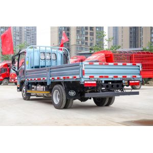 Small Used Cargo Truck FAW Single Cab 2 Seats Flat Box Loading 2 Tons Fast