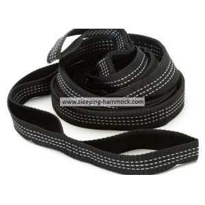 Two Person Sleeping Hammock Made From Parachute Material With Straps Sky Blue