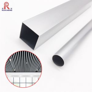 Lightweight Powder Coated Aluminium Pipe 10mm Width High Strength