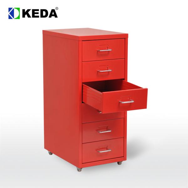 Quality Red 1mm 35Kgs Loading Capacity Office Filing Cabinet wholesale