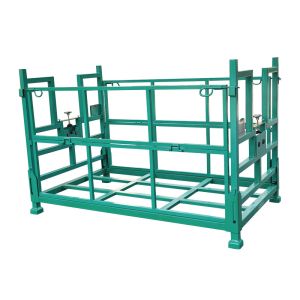 Torin DZ581 Folding Stackable Half Open square Pipe Box Wire Mesh Pallet