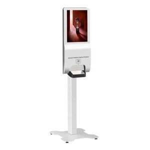 ABS Floor Standing Digital Signage Display Hand Sanitiser Dispenser Wall Mounted