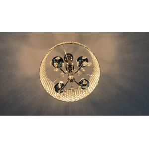 Modern Chandelier Ceiling Lighting with Crystal Lampshade Lighting Dining room