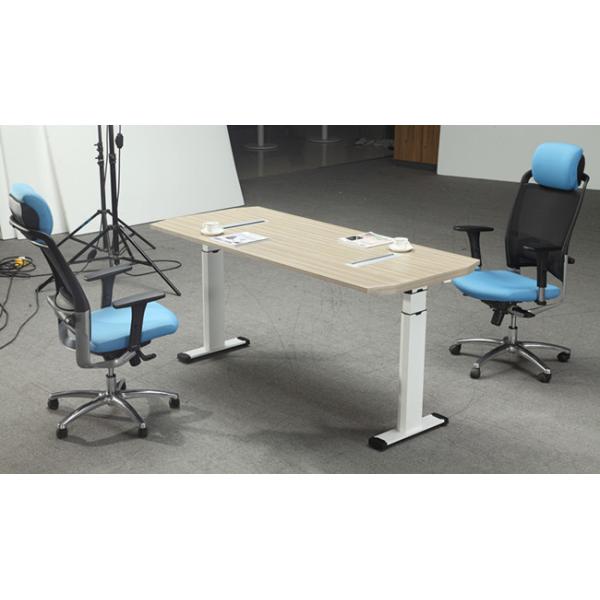 Quality Height Adjustable Melamine Office Furniture Desk With Strong Wearability wholesale