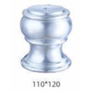 80X80 Aluminum Alloy Guardrail Balcony Railing Stair Handrail Post Cap Peak