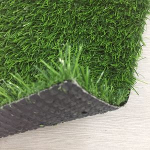 Plastic Outdoor Artificial Turf Carpet PE PP Yarn System Intense Usage