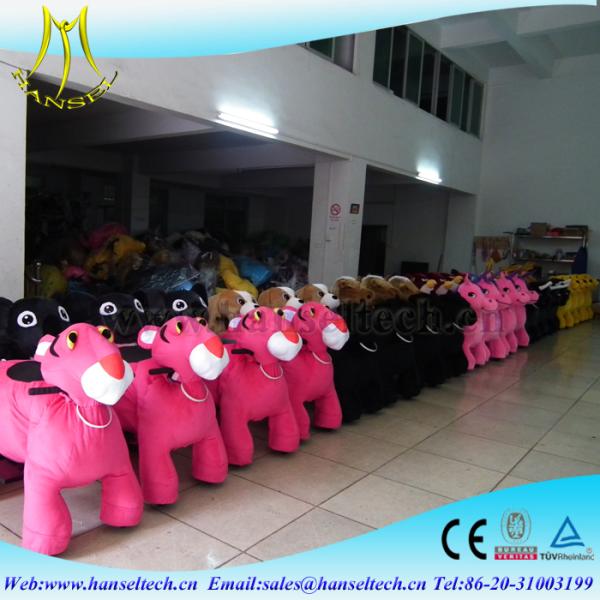 Hansel entertainment machines outdoor spring rocking horse amusement park ride manufacturer rideable animal in mall