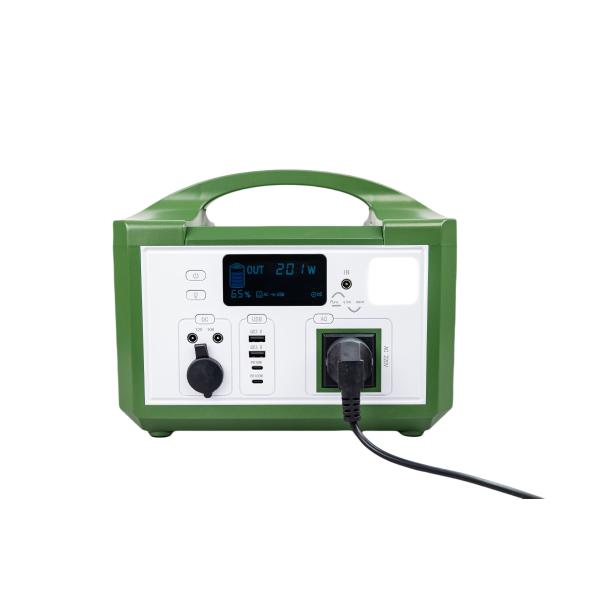 Quality CE Approved Wireless Charging Uninterrupted Portable Solar Power Bank With Green Plastic Case For UPS Backup System wholesale